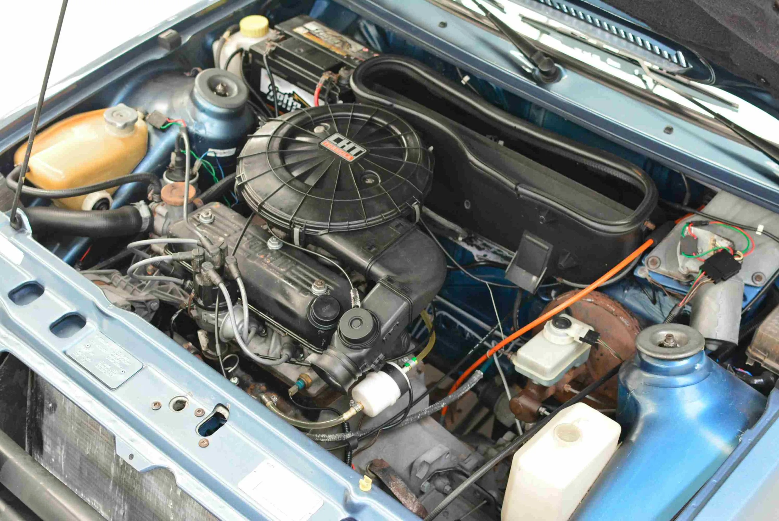 Carroceria do Ford Escort XR3 antigo de coleção